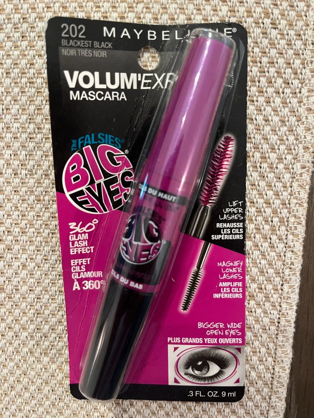 Maybelline Volum' Express Falsies Big Eyes Mascara — 3 tubes